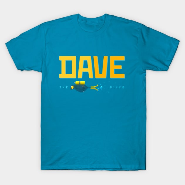 DAVE the diver Fan Art T-Shirt by Buff Geeks Art